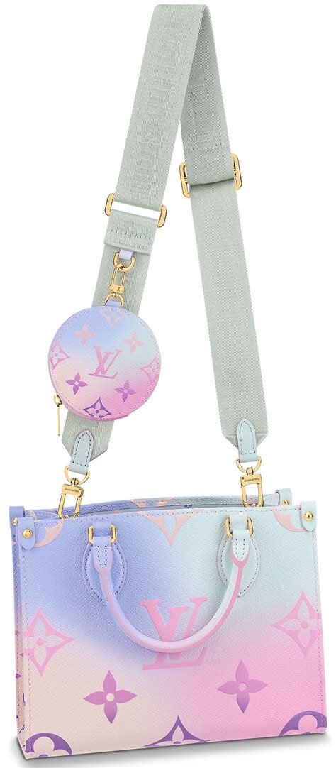 louis vuitton marshmallow sunrise pastel|louis vuitton on to go bag.